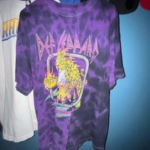Def Leppard Tye Dye Vintage T-shirt👾❌SOLD❌